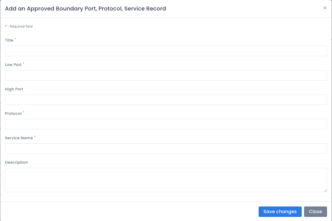 Add an OpenRMF Professional Approved Boundary PPS Entry