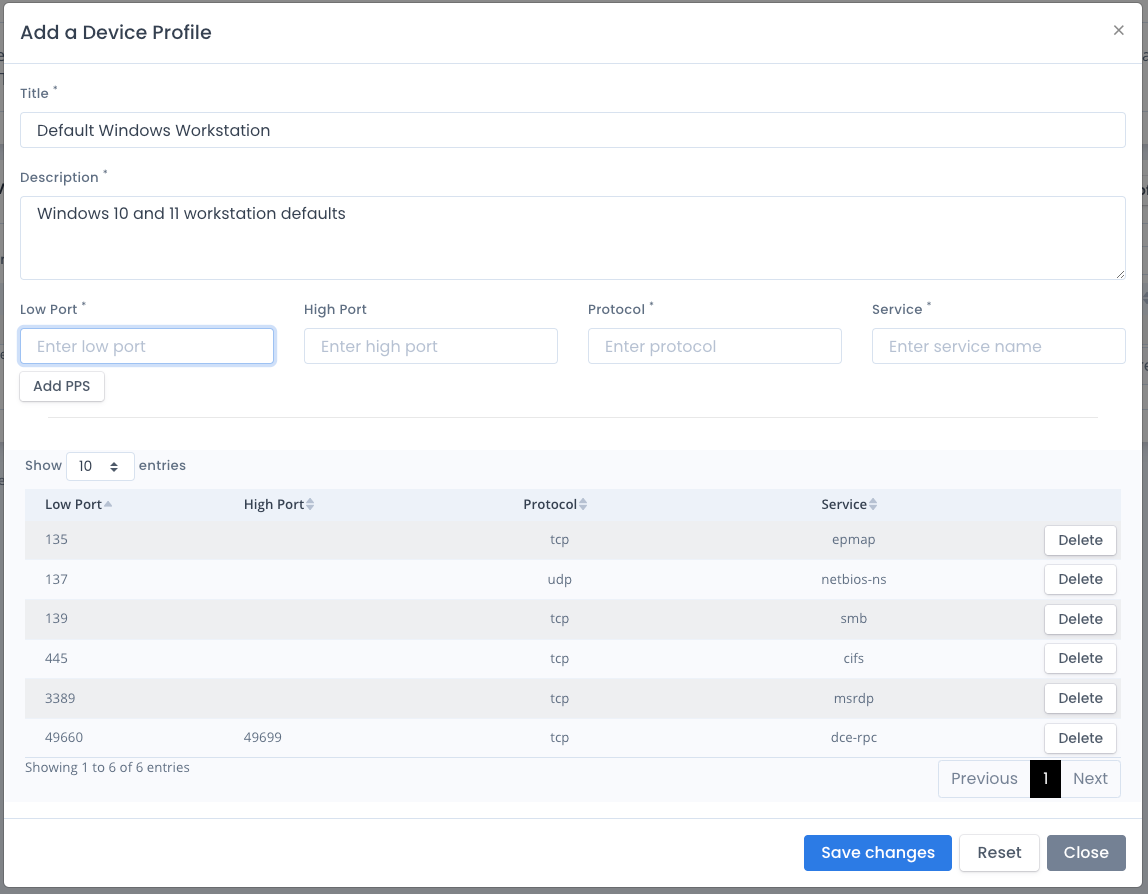 Add an OpenRMF Professional Device Profile