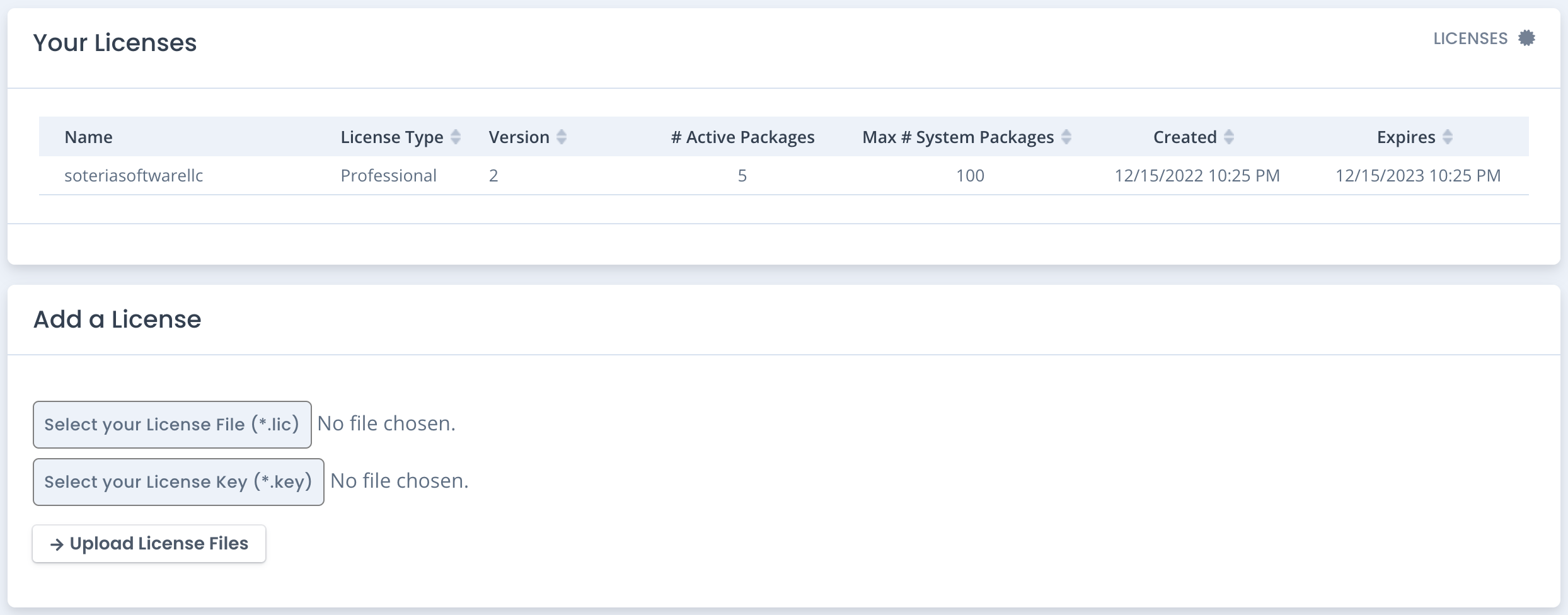 OpenRMF Professional Licenses