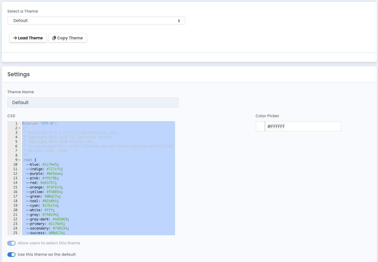 OpenRMF Professional Loading Themes