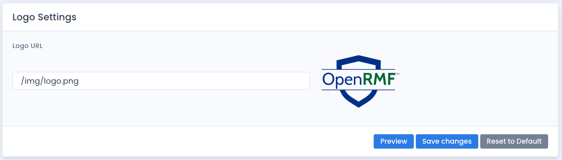 OpenRMF Professional Logo Settings