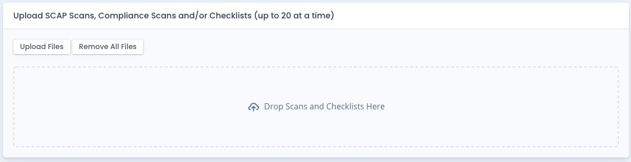 Uploading Checklist