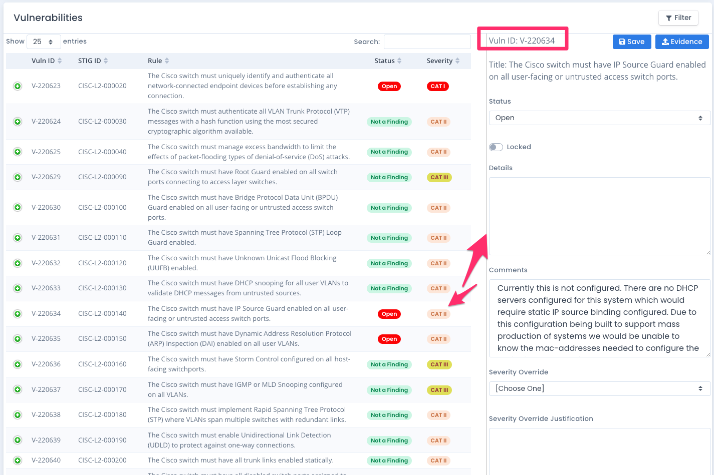 Checklist Edit Vulnerability