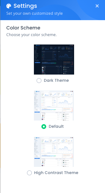 OpenRMF Professional User Settings