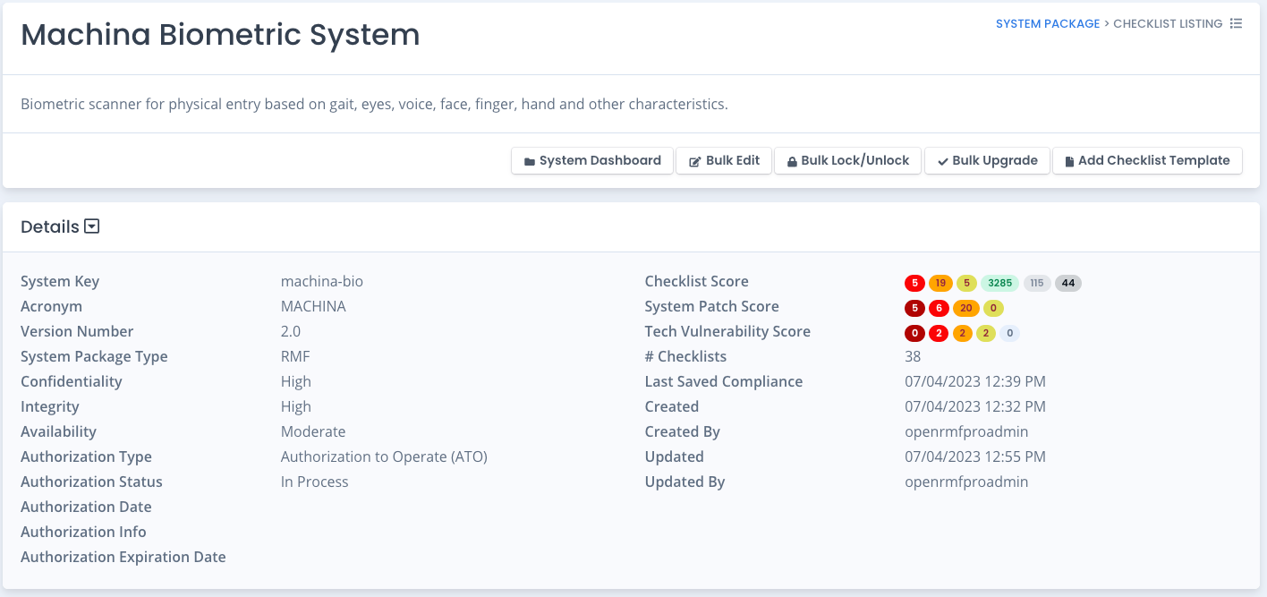 OpenRMF Professional Top Page