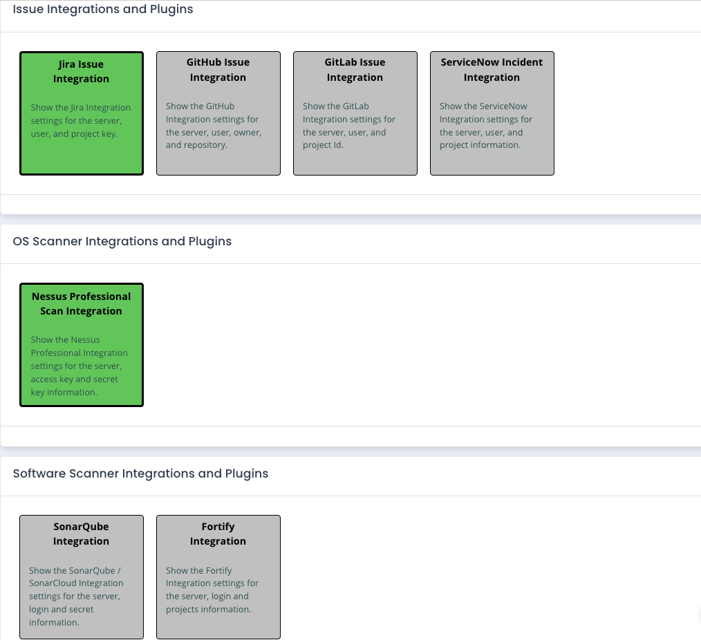 List of Integrations and Plugins