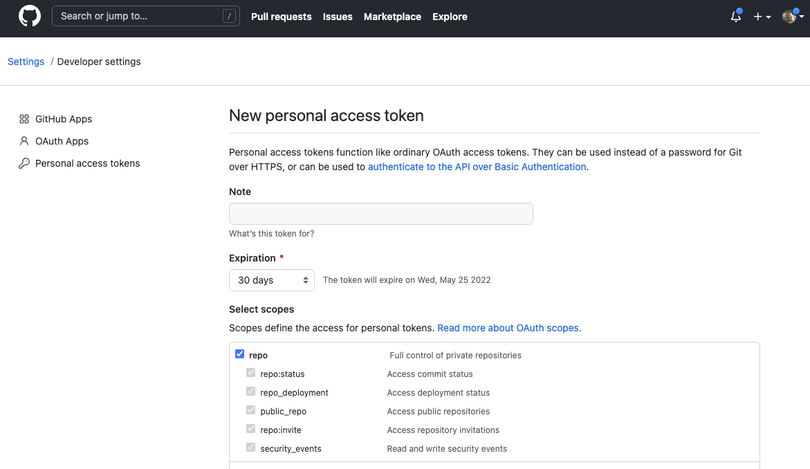 GitHub Token