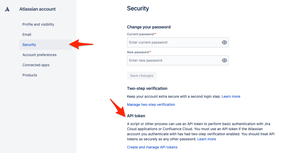 Atlassian Jira Token