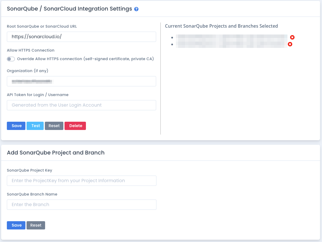 SonarQube Integration