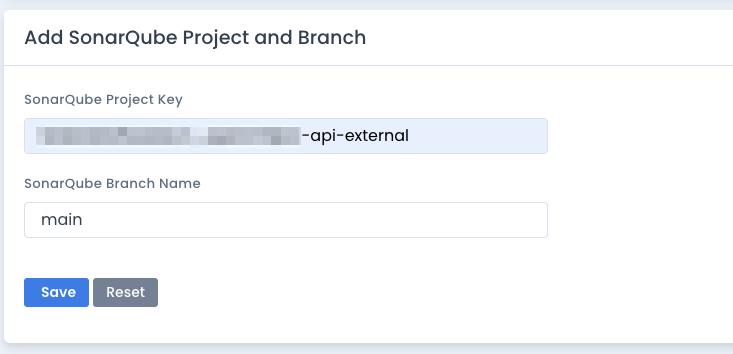 SonarQube Project Branch