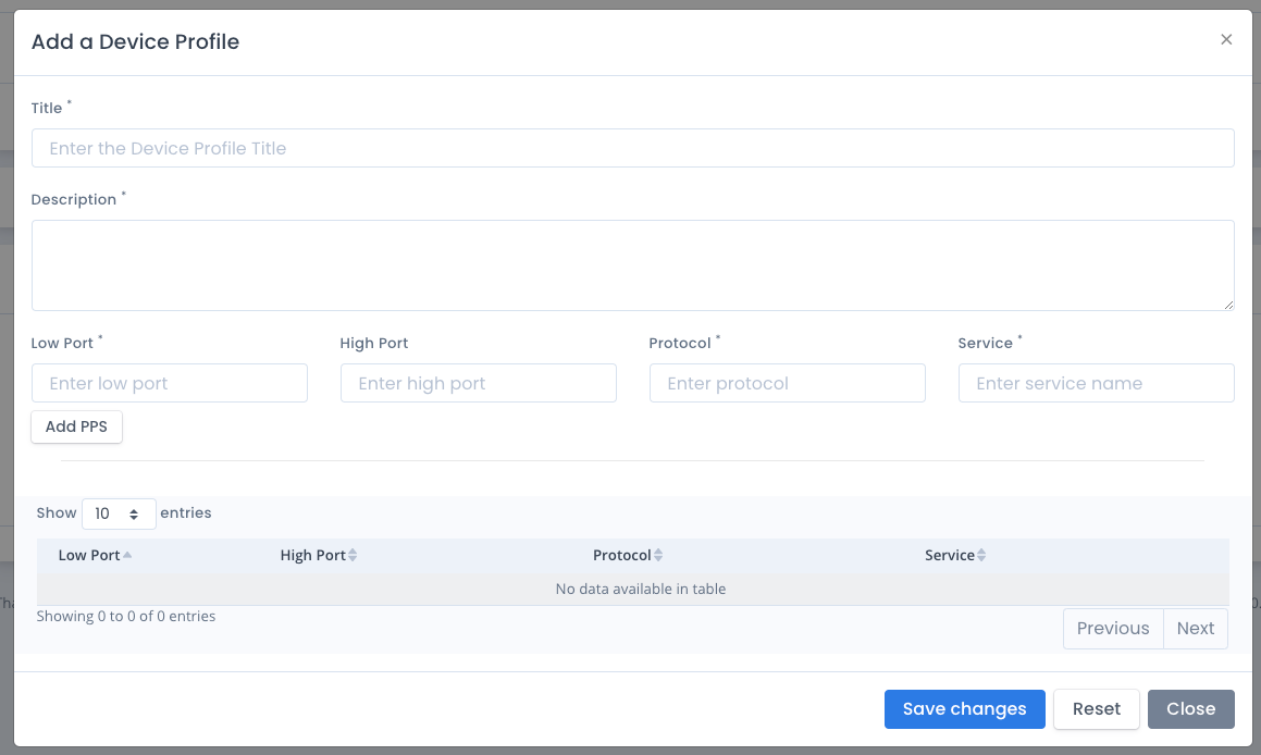 Create a System Package Device Profile