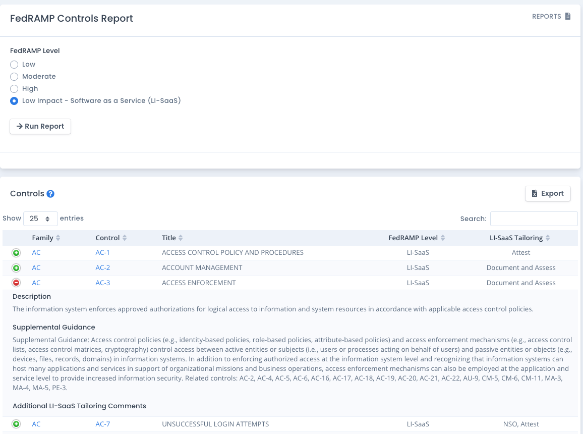 OpenRMF Professional Controls Report