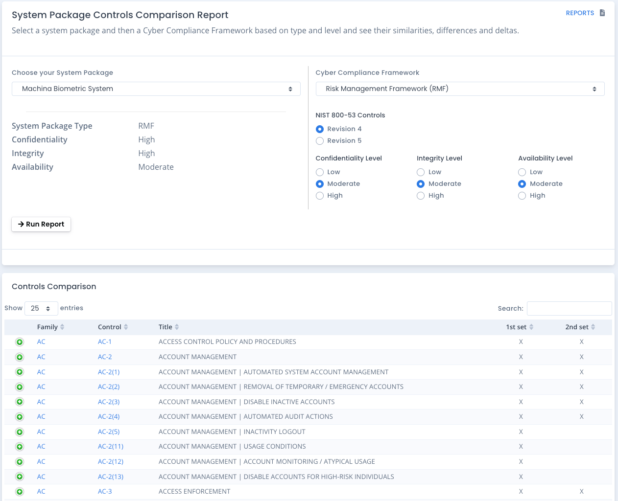 OpenRMF Professional Controls Report