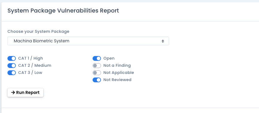 OpenRMF Professional System Package Vulnerability Report