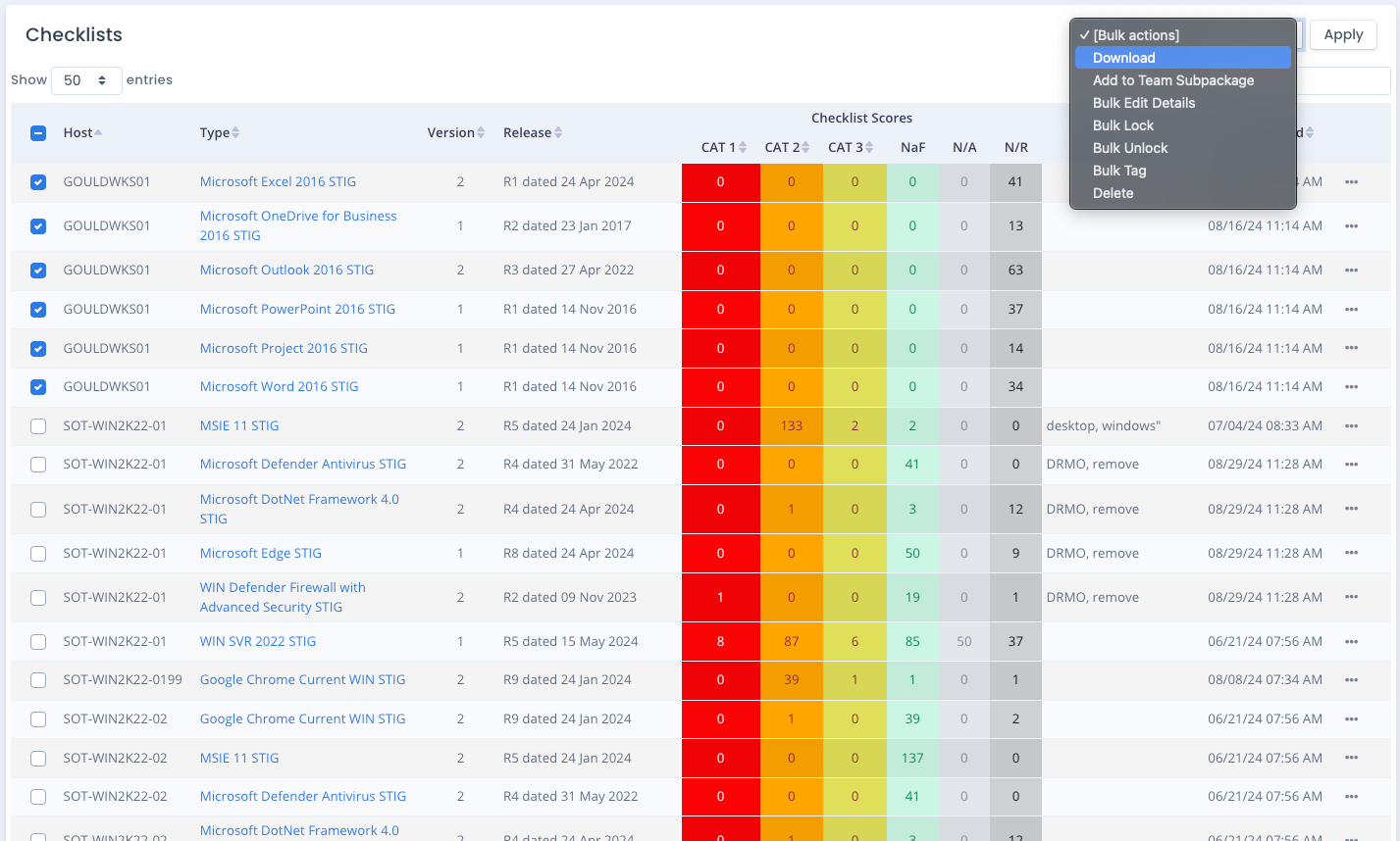 System Package Bulk Download