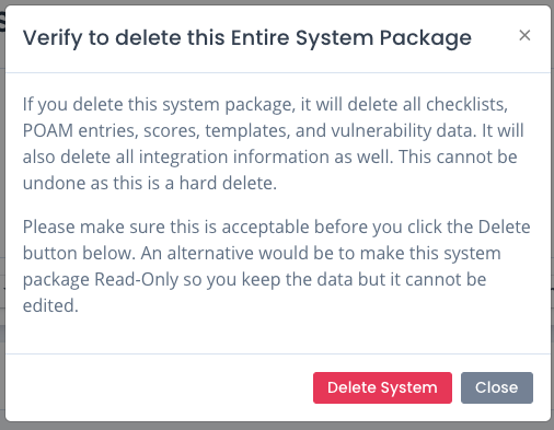 Verify Deleting