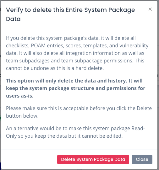 Verify Deleting
